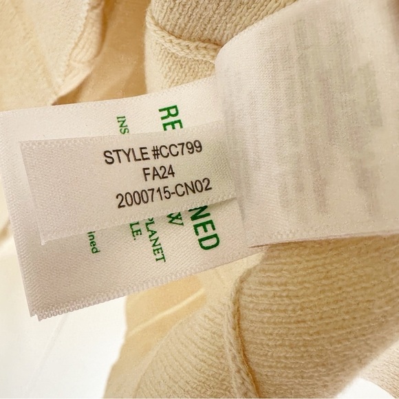 NWT J.CREW FACTORY Sleeveless Sweater-Dress Pleated Cream Medium - Picture 7 of 11